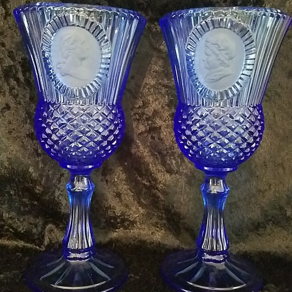 Vintage Avon Fostoria 1976 George & Martha Washington - Picture 1 of 3